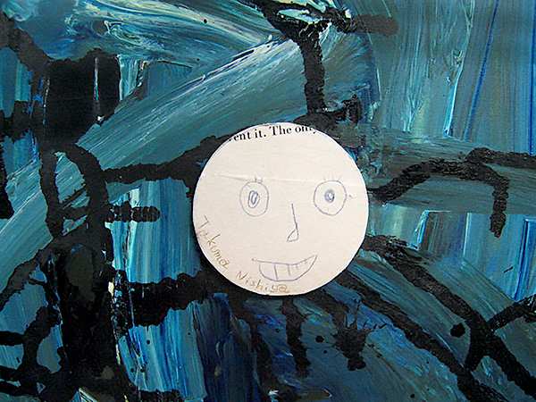 作品の裏には西谷拓磨のスマイル！